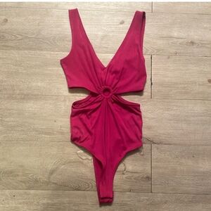 NWT Wild fable Bodysuit in Magenta, Size large